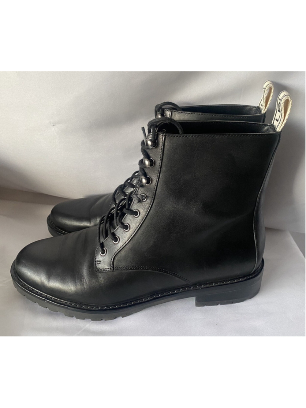 Lauren Ralph Lauren Ensley Leather Combat Boots 9.5 B
SKU 65